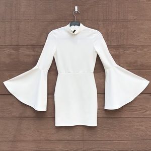 Missguided bell sleeve mini dress